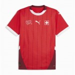 Günstige Fußballtrikots Schweiz Heimtrikot EURO 2024 Kurzarm